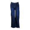 Bottom Slit Straight Fit Denim