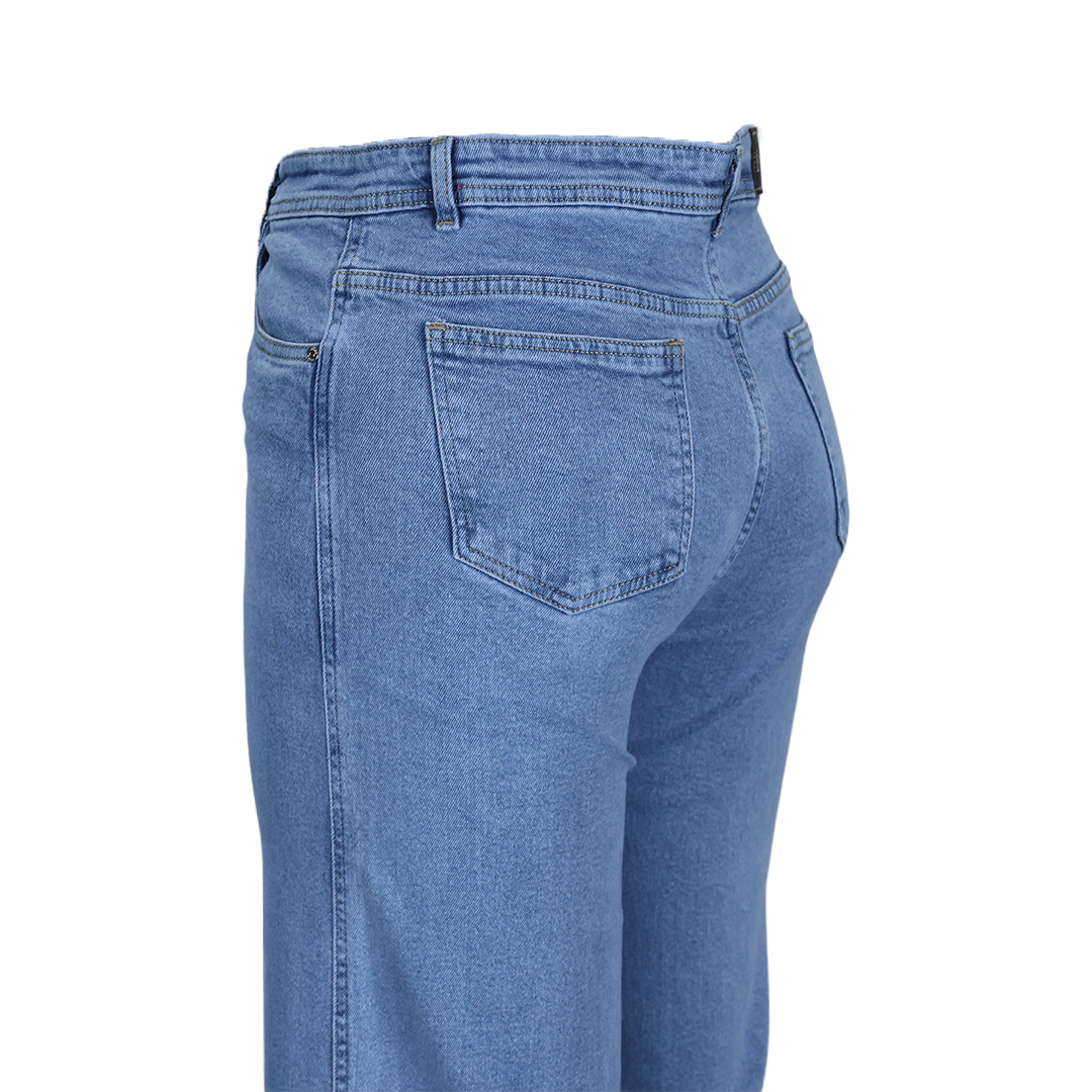 Landscape Embroided Loose Fit Jeans.