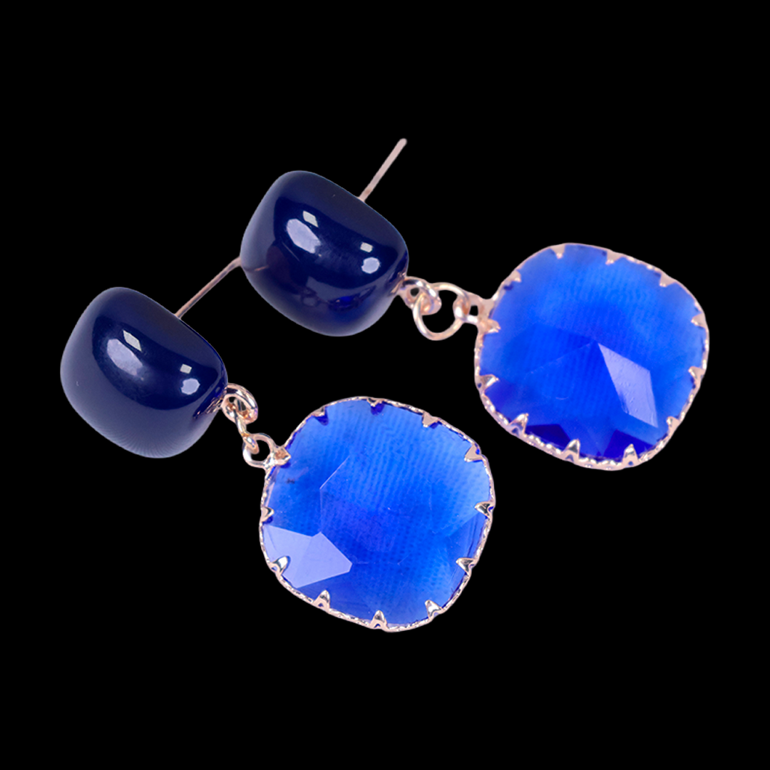 Modern Art Stone Earring