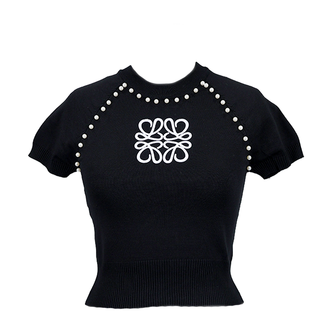 Designer Top Pearl Work