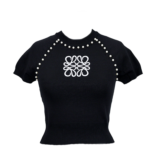 Designer Top Pearl Work