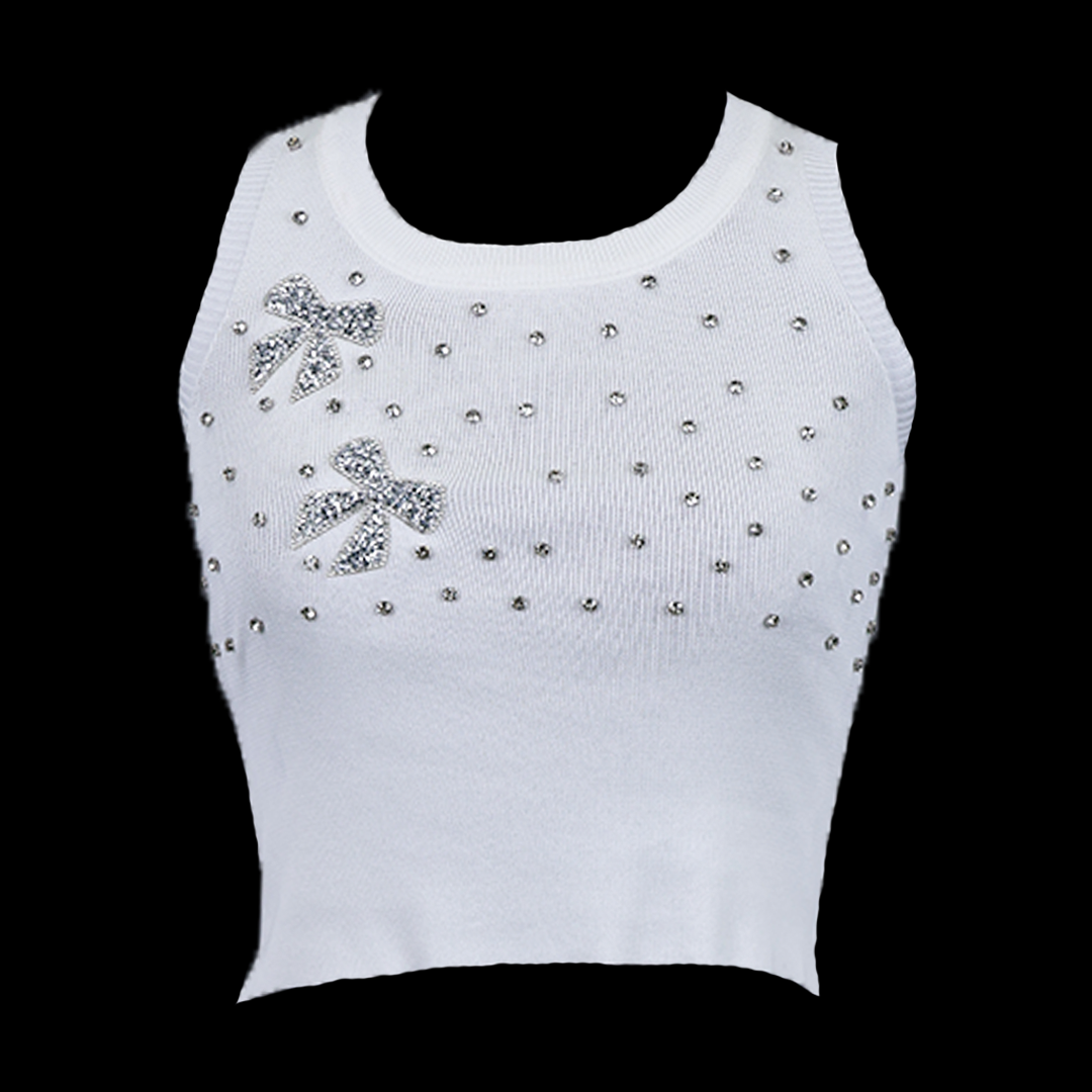Luxaura Crystal Royale Crop Top