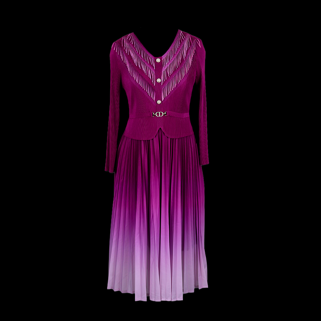 Kneatted Imported A-Line Gown