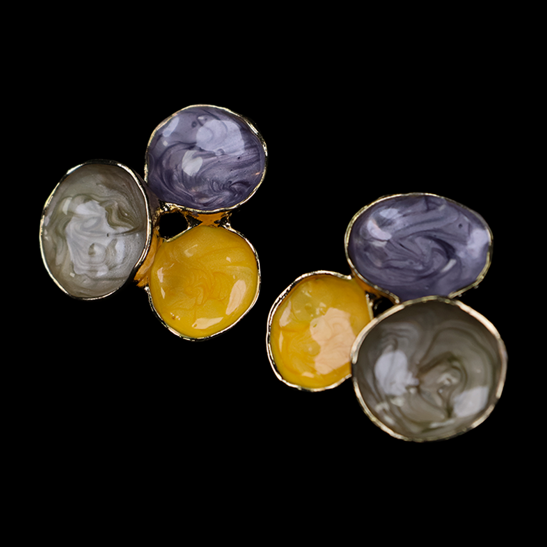 Modern Art Stud Earring