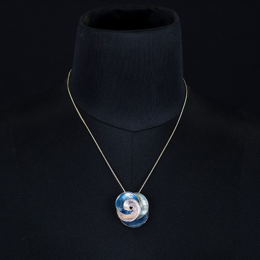 Luxaura Metal Flower Statement Necklace