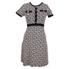 Burberry Style Knitted Knee Length Dress