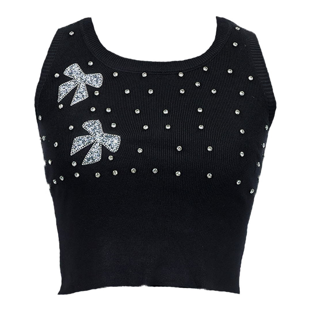 Luxaura Crystal Royale Crop Top