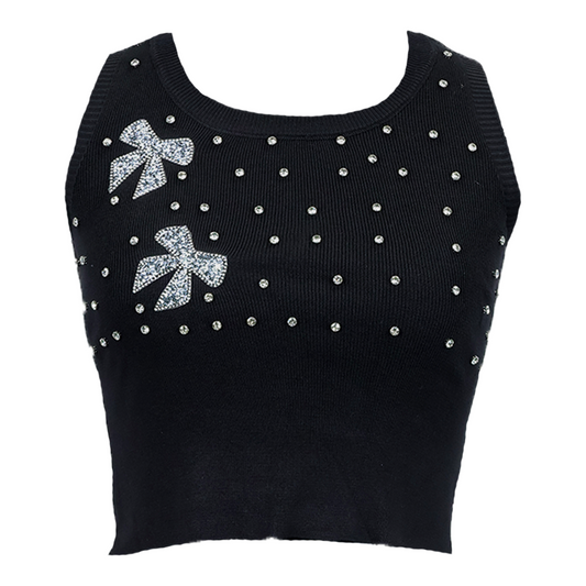 Luxaura Crystal Royale Crop Top