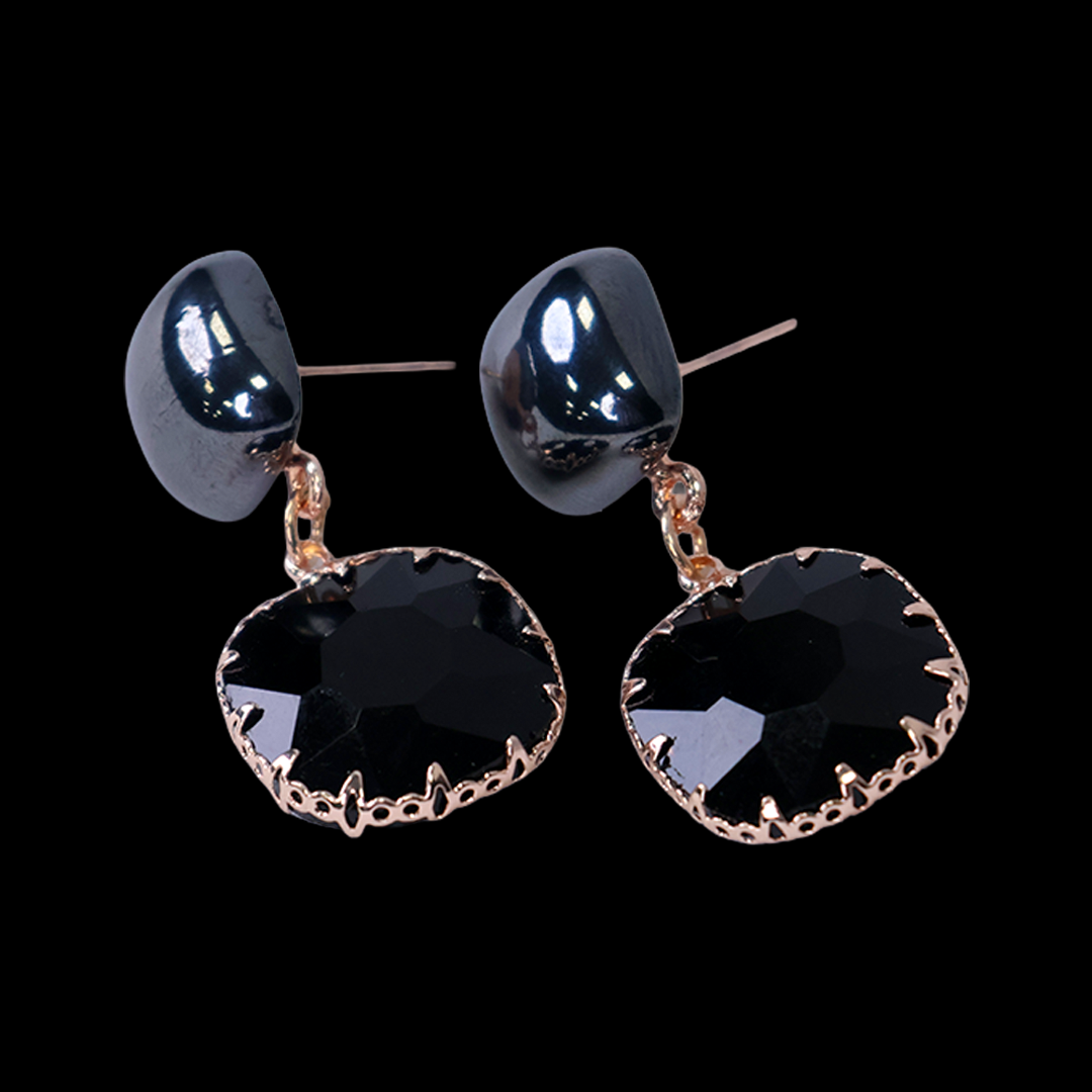 Modern Art Stone Earring