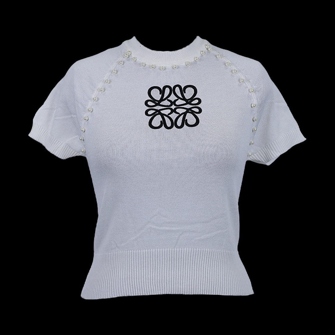Designer Top Pearl Work