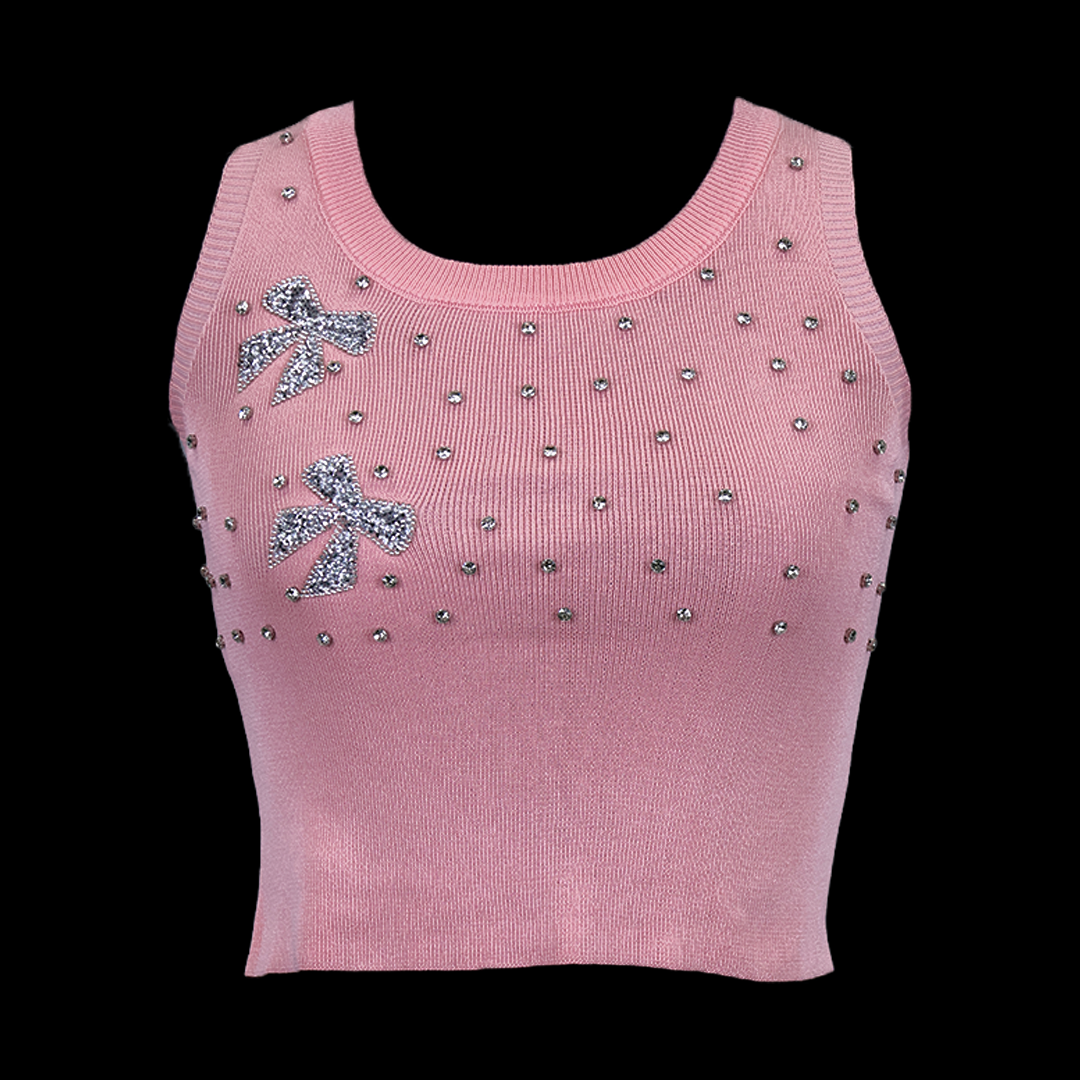 Luxaura Crystal Royale Crop Top