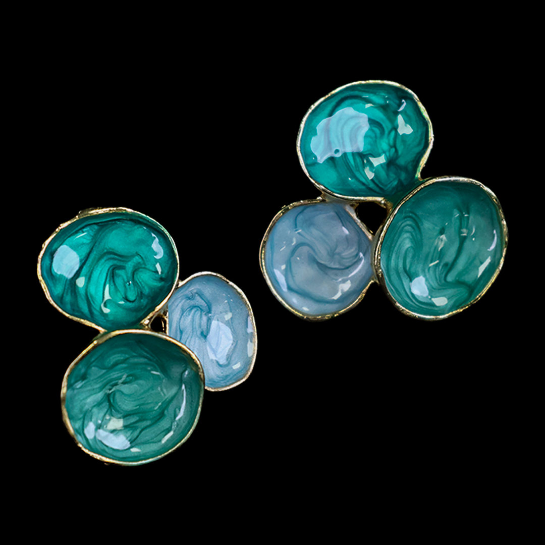 Modern Art Stud Earring