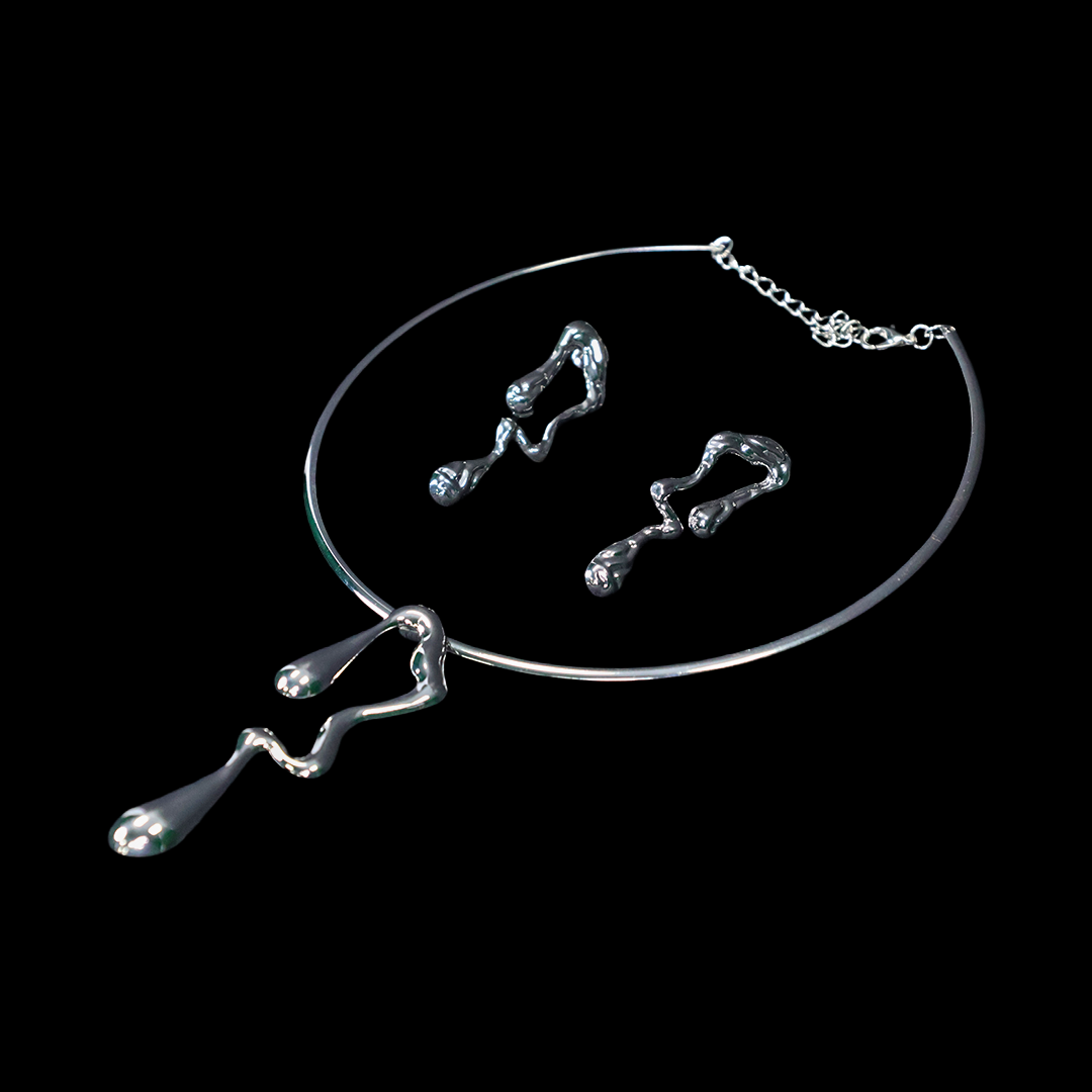 Statement Drop Style Choker Set