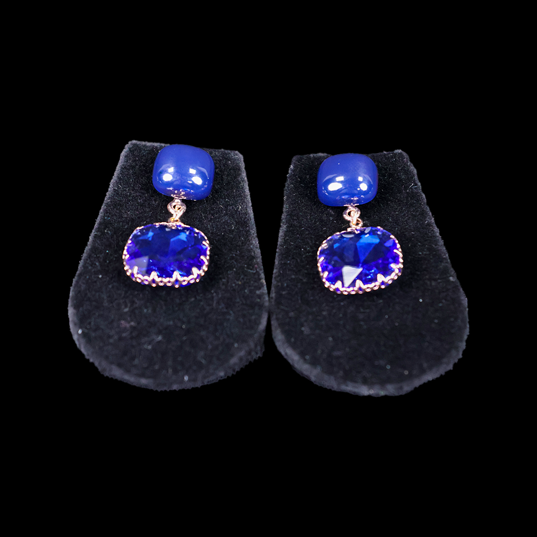 Modern Art Stone Earring
