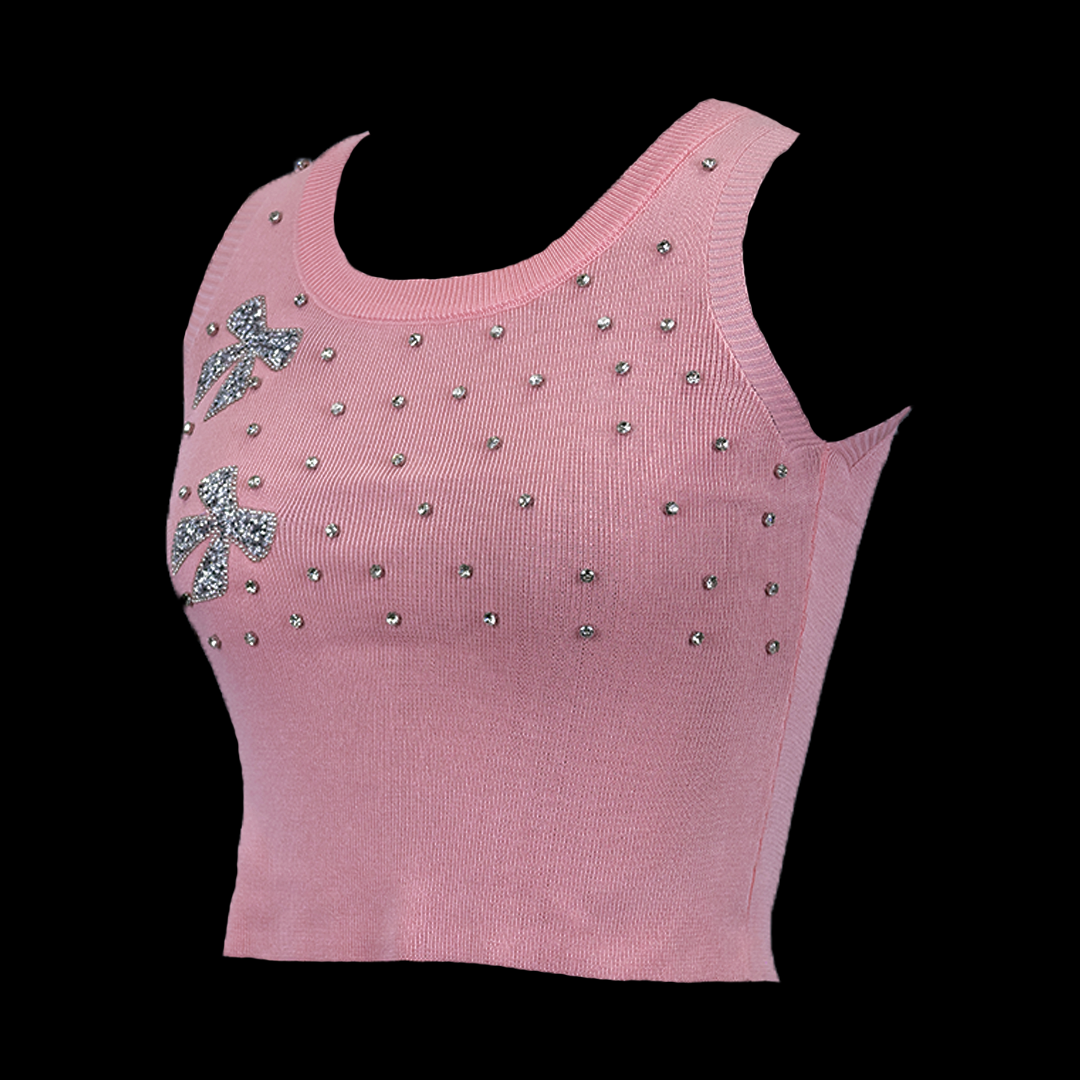 Luxaura Crystal Royale Crop Top