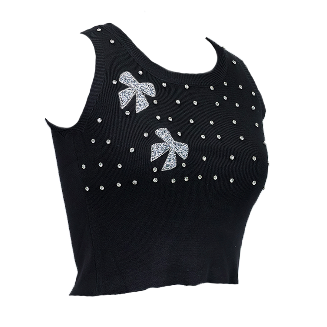 Luxaura Crystal Royale Crop Top