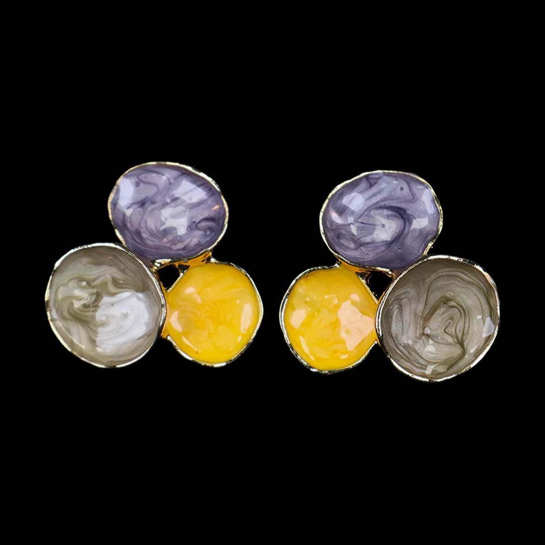 Modern Art Stud Earring