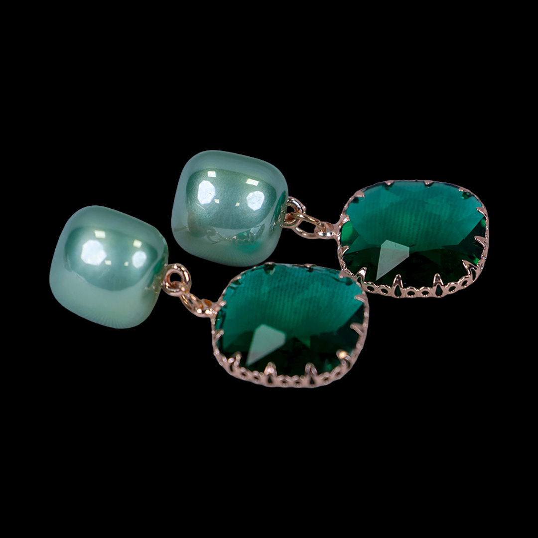 Modern Art Stone Earring