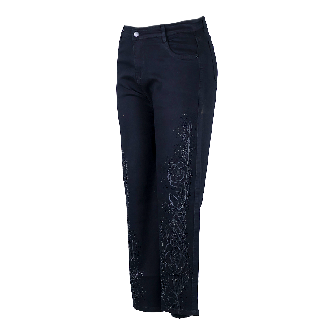 Luxaura Signature Black Onyx Straight Fit Jeans