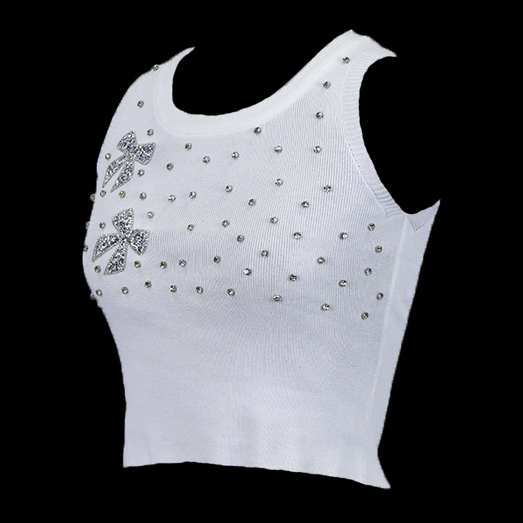 Luxaura Crystal Royale Crop Top