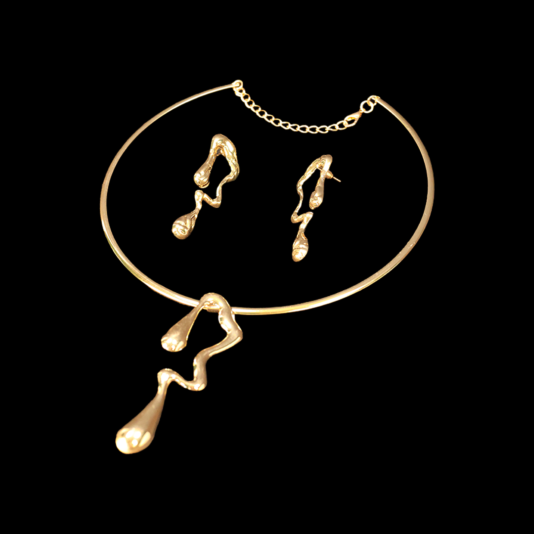 Statement Drop Style Choker Set
