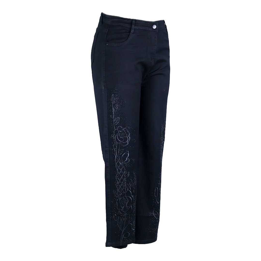 Luxaura Signature Black Onyx Straight Fit Jeans