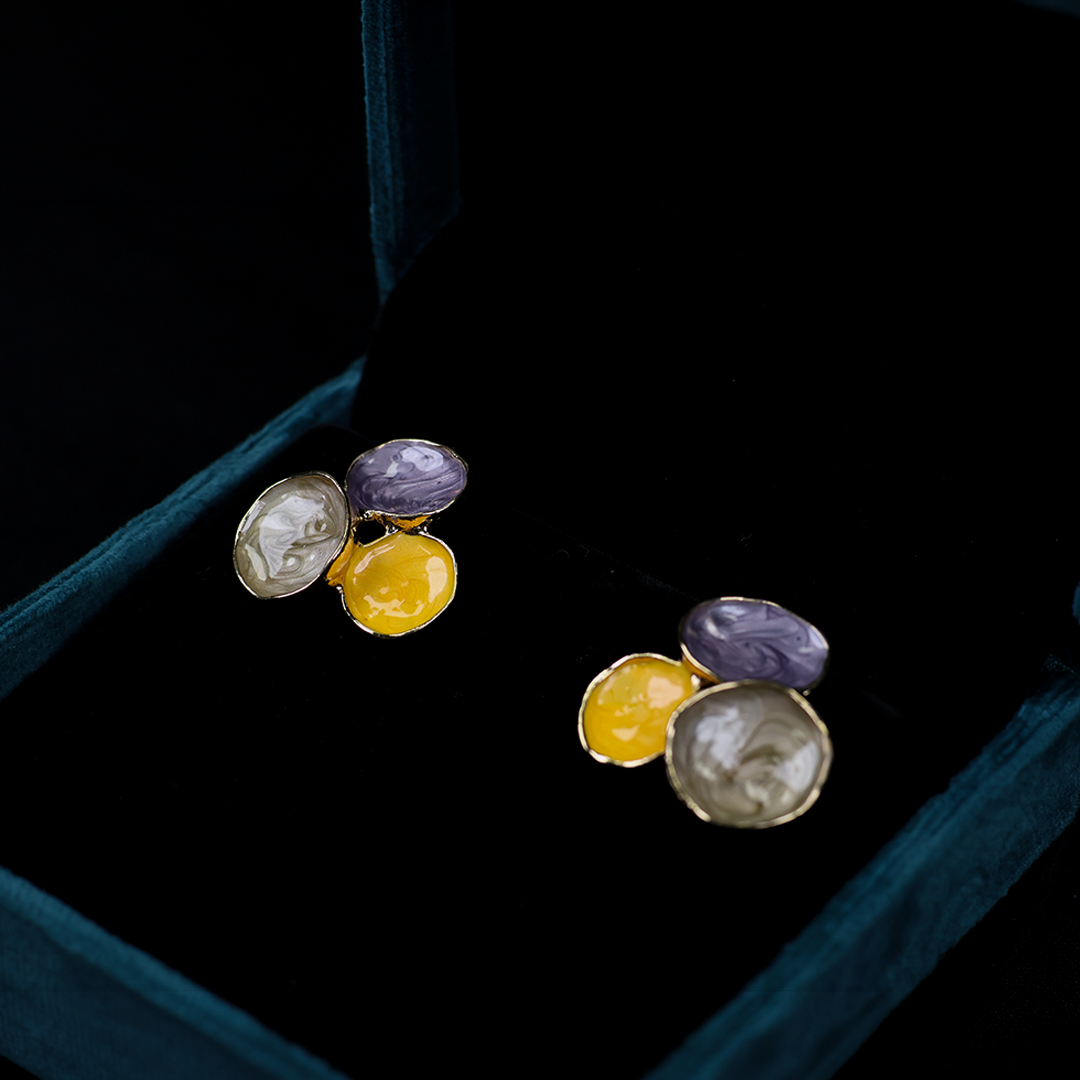 Modern Art Stud Earring