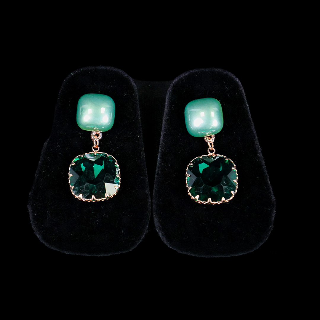 Modern Art Stone Earring