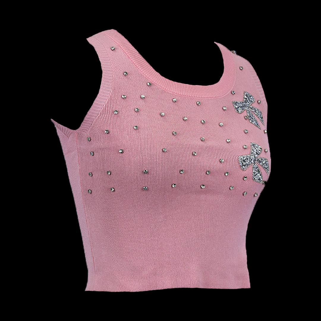 Luxaura Crystal Royale Crop Top