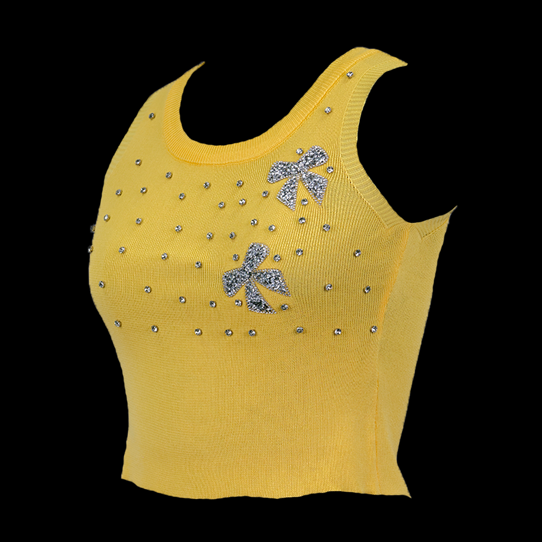 Luxaura Crystal Royale Crop Top
