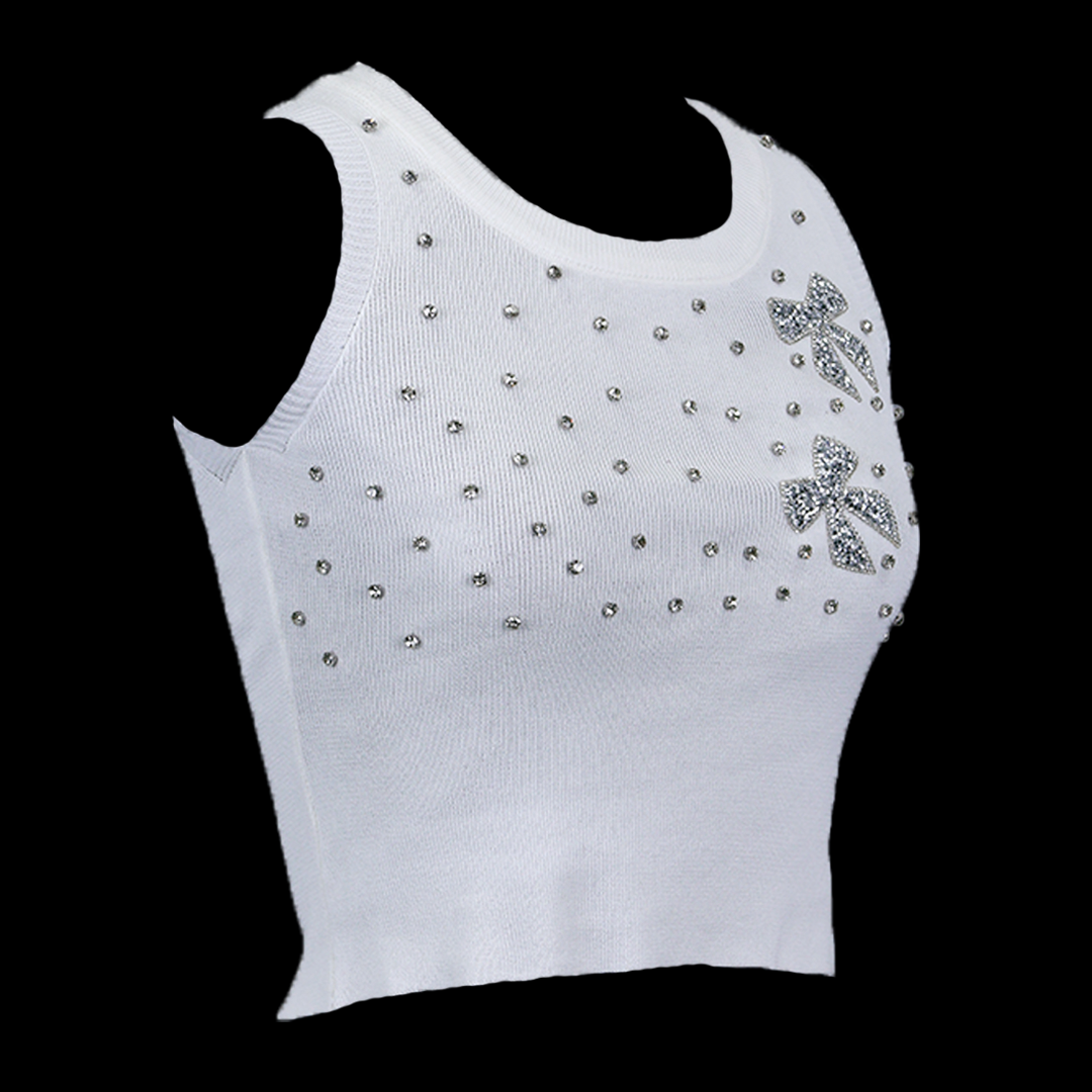 Luxaura Crystal Royale Crop Top