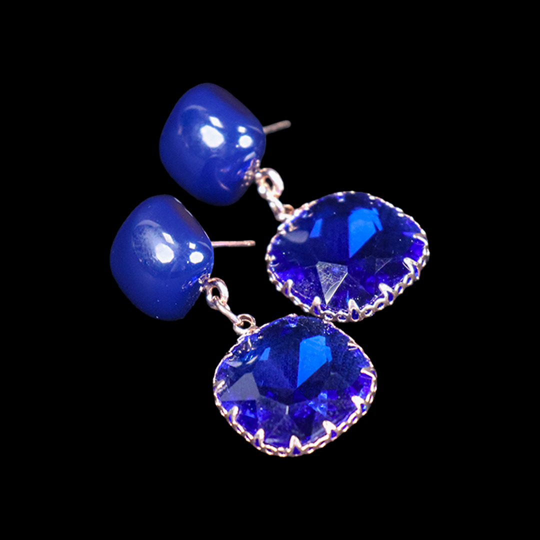 Modern Art Stone Earring