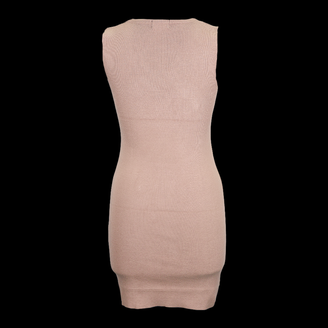 Knitted Beads Work Midy Dress