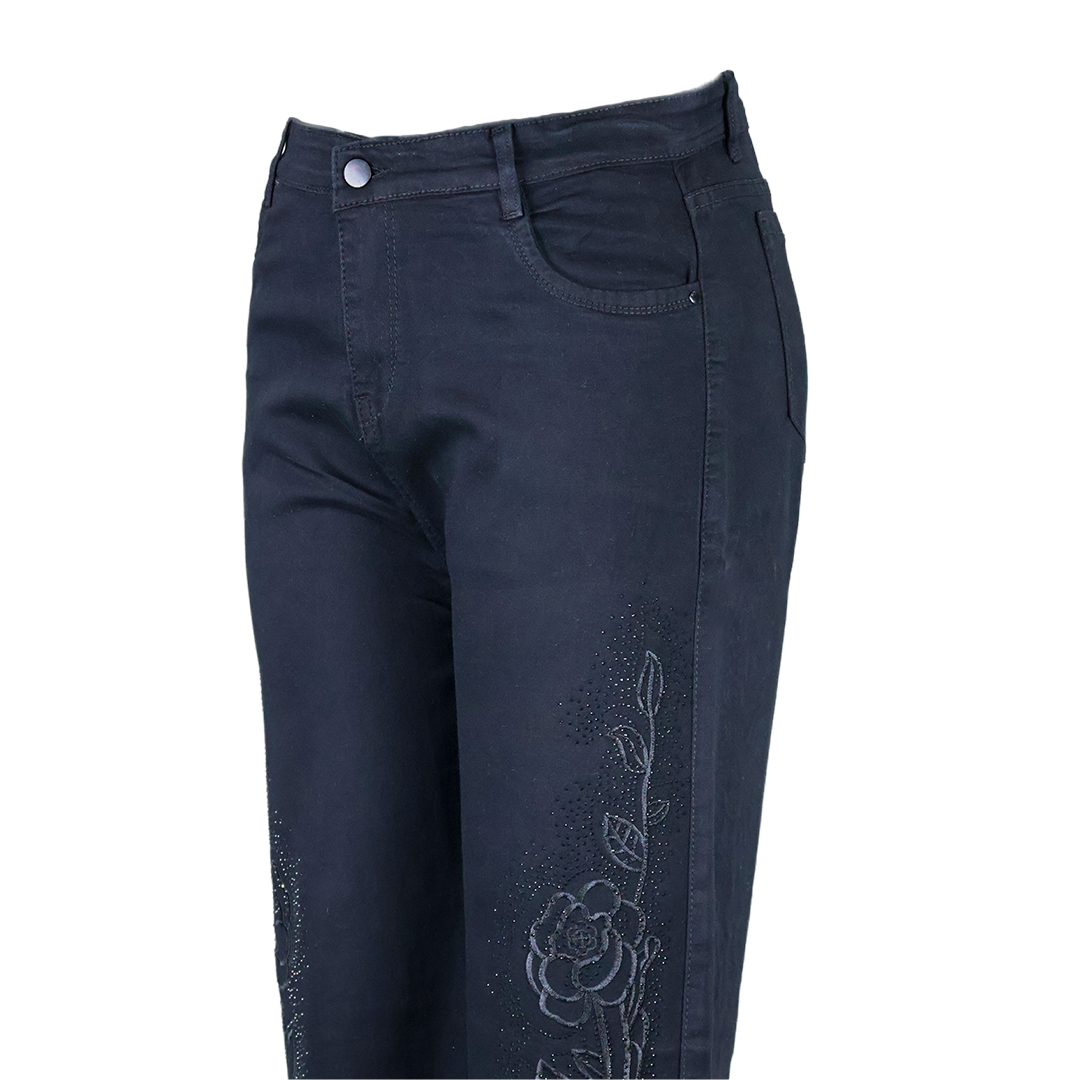 Luxaura Signature Black Onyx Straight Fit Jeans