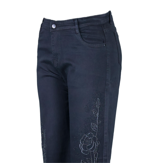 Luxaura Signature Black Onyx Straight Fit Jeans