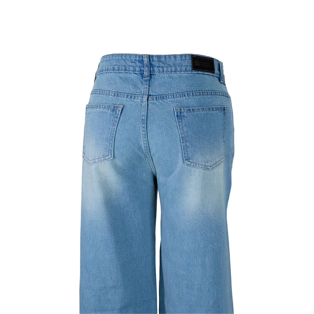 Bata Monkey Wash Stone Heart Straight Fit Jeans